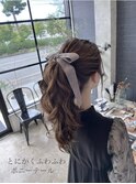 ふわふわポニーテール