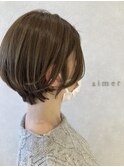 *+aimerが叶える...お手入れ簡単ショートボブ*