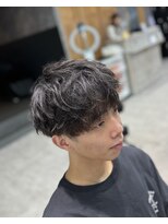 フォンド 津田沼(fond.)&nbsp;ベリーショート/ダークアッシュ/ニュアンスパーマ/韓国マッシュ