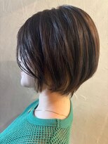 ポルム パプリカ(polum paprika)&nbsp;まるみショートボブ大人可愛い透明感ダークグレージュ20代30代