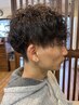 【スタイリングを簡単に】Men'sカット+デザインパーマ￥10660→￥9760～
