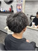 滋賀/南草津/メンズ美容室/波巻きツイストスパイラルパーマ