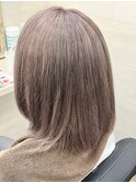 秋色暖色暖色ベージュ^_^フルブリーチ^_^髪質改善トリートメント