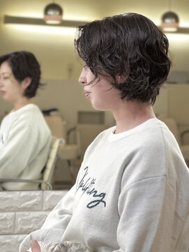 トランクサロンカッパード 大人ニュアンスパーマ+オーガニックカラー+水素トリートメント