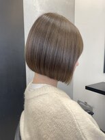 サロウィン 池袋(SALOWIN) ボブ × 髪質改善 × ブリーチなしオリーブベージュ #307