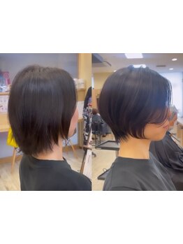 ショート・ボブのお悩み改善は当サロンへ◎髪質やクセを見極めて必ず似合わせます【港南台/ショートボブ】