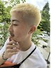 〈個性髪！！〉金髪ボウス￥11000