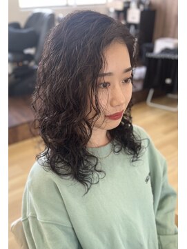 ユノ(yuno...) 外国人風スパイラルパーマ