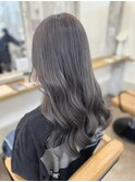 ブリーチありシルバーグレー
