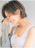 Lond rouge 大人かわいいカーキグレージュショート