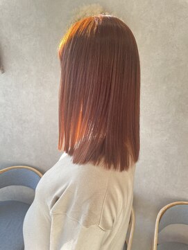 シカ(si:ca) ブリーチ+オレンジブラウン