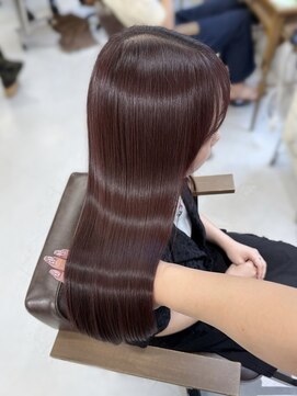 ハピネス 梅田茶屋町店(HAPPINESS) 韓国風/レイヤーカット/顔周り/顔まわり/髪質改善/ベージュ