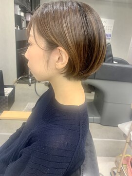 ゼスト 八王子店(ZEST) 耳掛け丸みショートヘア 美由紀#八王子