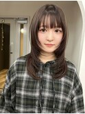 【arteHAIR】顔まわりレイヤー/ふんわり抜け感ミディ