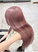 ピンク/ピンクベージュ/ピンクカラー/艶髪