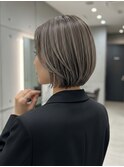 新小岩/ショート/ブリーチなしカラー/白髪ぼかし/ハイライト