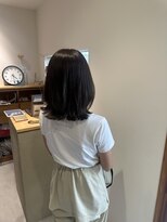 2席のみの美容室 アナイス(Anaiss)&nbsp;クラゲヘアー/小顔に見せるヘア/ココアベージュ/蟹江
