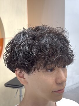 フィフス 渋谷(fifth) 渋谷波巻きパーマメンズミディアムシャドウパーマフェザーパーマ