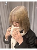 ブリーチ/カラー/前髪カット/学割/ボブ/トリートメント