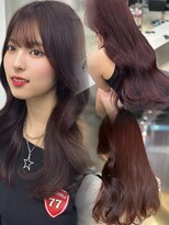 PELE原宿/ブリーチなしダブルカラー/ハイトーン/ケアブリーチ【３月上旬OPEN(予定)】&nbsp;着物ヘア/大人ガーリー/ダークアッシュ/似合わせカット/原宿