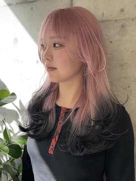 bell -emi- ピンクブラック/ローレイヤー/デザインカラー