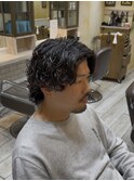 サーフカール/メンズ/リバースセンターパート/men's/神保町/眉毛