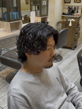 グルーマーズトウキョウ(GROOMER/S TOKYO) サーフカール/メンズ/リバースセンターパート/men's/神保町/眉毛