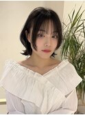 札幌大通レイヤーカットハッシュカット髪質改善韓国ボブ顔周り
