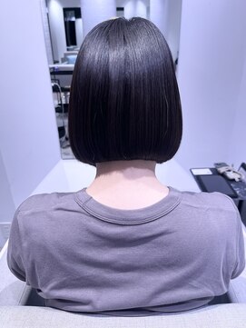 ステアケース ギンザセブン(stair:case ginza7) まとまる前下がりボブ髪質改善ストレート