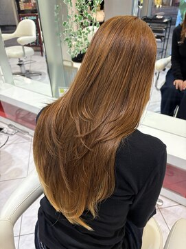 サロンドユーウ ガール(SALON DE YOW GARE) 韓国風レイヤー×ハニーベージュ