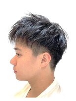 シェリヘアメイク (Cheri Hair Make) 立体感を生むシャープな束感*ツーブロックショート