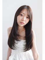 アイコニック 豊田店(ICONIQ) イメチェン/ピンクベージュ/アンブレラカラー/前髪/顔周りカット