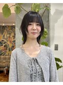 ハッシュボブ/レイヤーボブ/韓国/縮毛矯正/柏美容室/暗髪/千葉