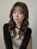 フィルムス 横浜(FILMS+)&nbsp;デジタルパーマ/ミディアムレイヤー/韓国巻き風/顔周りカット