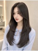 縮毛矯正 髪質改善 韓国レイヤーカット 顔まわりカット 銀座