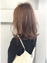 ブラン 天王寺(Blanc)&nbsp;【Blanc】ベージュ　×　外はねミディ