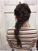 ▼ダウン　ヘアアレンジ