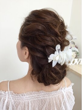 ヘアーセットサロン ピンキー(Hairset Salon Pinky) Pinky♪エレガントアレンジ  結婚式や二次会、イベントにも