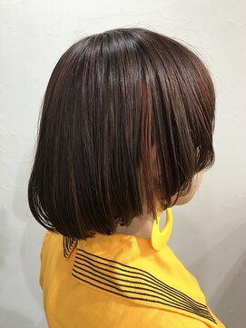 アリウス(ALIUS by posh) 【ALIUS 池袋 小川真一】インナーベイクドメープル マッシュボブ