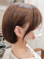 オーストヘアジジ(Aust hair Gigi)&nbsp;ミニマムボブ×グレイッシュココア