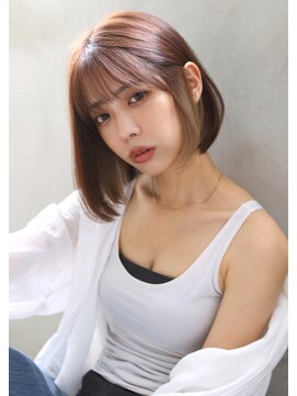 ロゼ 茨木(Rose) 【ROSE】インナーカラーボブショート4164