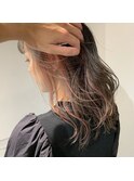 さりげなPinkイヤリングカラー