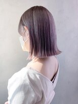 アイティーバイアルバム 下北沢店(IT by ALBUM)&nbsp;ベージュボブ_アースカラーくびれヘアツートンカラー_ba359052