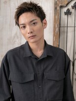 メンズヘア ビーセカンド 草加店(MENS HAIR B-2)&nbsp;ハイトーンカラー★アップバングショートL