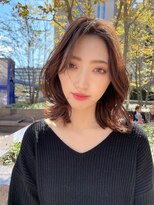 フラッグヘア 新宮店(Flag HAIR)&nbsp;秋カラーマロンベージュくびれ韓国イルミナカラー