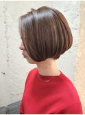 【新宿penelope】前下がりショートボブ×イルミナカラー!遠藤至