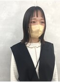 レイヤー×ぱつっとロブ