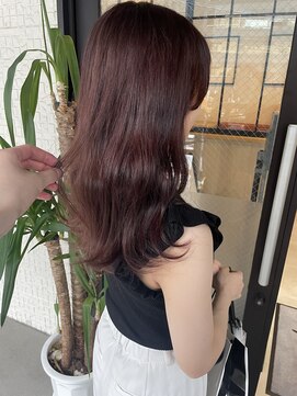 テラスヘア 新潟駅南(TERRACE hair) ウォームピンクカラー