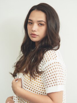 ルクスドレ 新宿(Luxe doree') チェリーブラウン/ルーズヘア/斜めジバング/前髪カット/新宿駅