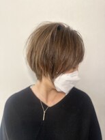 アース 三軒茶屋店(HAIR&MAKE EARTH) 三軒茶屋_レディース_ショート_ブラウン_大人_丸み_小顔_30代_